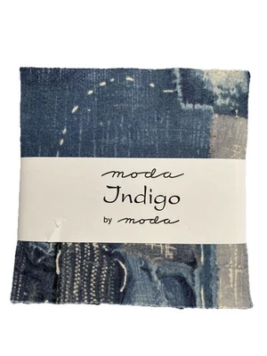 MODA Indigo Charm Pack 5" Squares NEW - Image 1 of 2