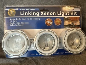 Good Earth Lighting 3 Linking Xenon Light Kit White G9163120-WHX-1 NOS - Picture 1 of 6