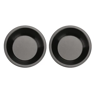 2 Pezzi Teglia per Pizza Rotonda Teglia da Forno Inox Piccola Teglia da Forno - Foto 1 di 12