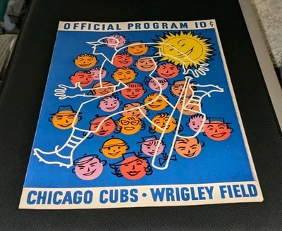 6/21/1957 Chicago Cubs vs New York Giants Scorecard GM 2 - Image 1 of 4