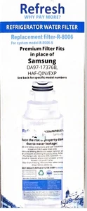 1 PACK Samsung DA97-17376B HAF-QIN/EXP REFRIGERATOR Water Filter DA97-08006C NEW - Picture 1 of 1