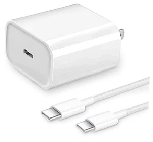 20W USB C PD Fast Wall Charger for iPad 10th(A14)/11th(A16) Generation Gen 2024/ - Picture 1 of 7