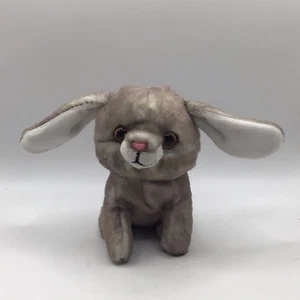 Russ Petooties Pets Plush Hopper the Bunny Easter Gray Rabbit 5” - Picture 1 of 6