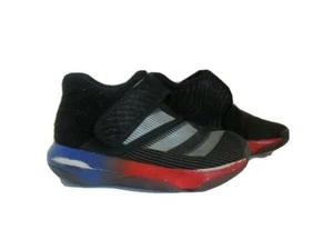 Adidas Sneakers Boys sz 13 Low Top Ankle Black Shoe Hook & Loop - Picture 1 of 7