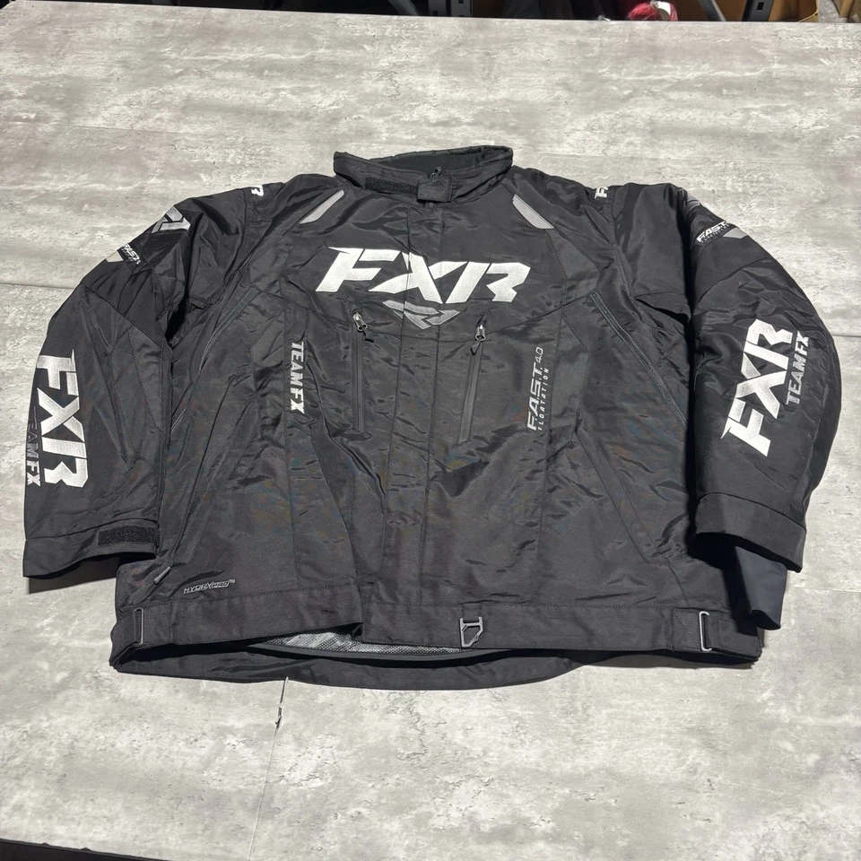 FXR Team 2 in 1 Jacket Men's 4XL XXXXL Black Snowmobile Floatation 4.0 Ski - Image 1 of 4