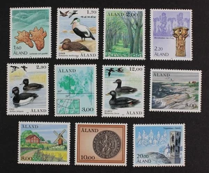 CKStamps: Finland Aland Stamps Collection Scott#11-22 Mint NH OG - Foto 1 di 2