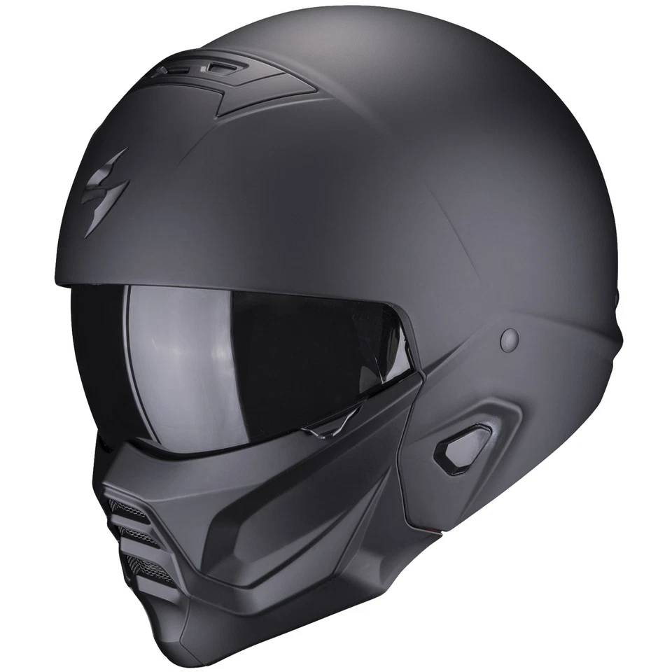 Scorpion Exo-Combat II Solid Matt-Schwarz Motorradhelm Integralhelm Sonnenvisier - Bild 1 von 1