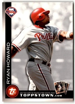 Ryan Howard 2010 Topps Ticket to Town #TTT13 Philadelphia Phillies - Image 1 of 2