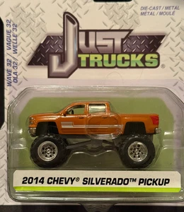 JADA 2014 CHEVY SILVERADO Copper / Orange 1:64 Diecast Chevrolet Just Trucks NEW - Picture 1 of 1