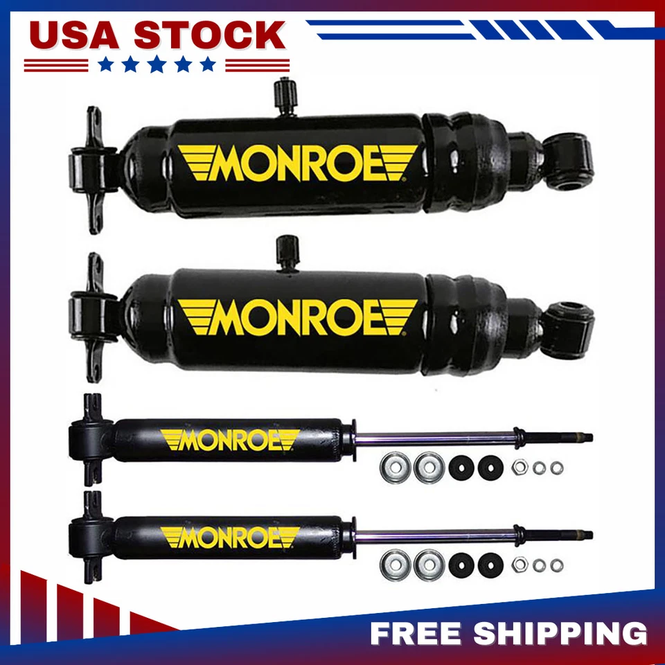 Monroe Front Rear Max-Air Shocks Absorber For 1974 Pontiac Parisienne Set of 4 - Image 1 of 4