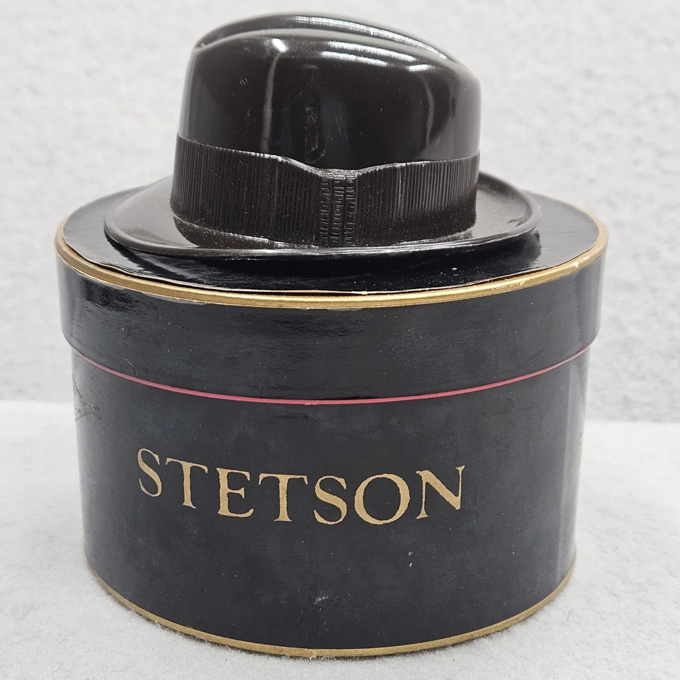 复古 Stetson 微型帽子带盒 Fedora 销售员样品 — 第 1/4 张图片