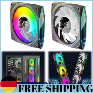 120mm ARGB Case Cooler Fan 800-1800RPM 4pin PWM Computer Chassis Fan for PC Case - Afbeelding 1 van 24