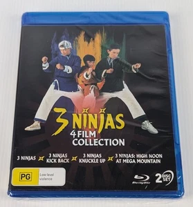 3 Ninjas 4 Film Collection - Genuine Region B Blu-Ray NEW & SEALED! - Bild 1 von 2