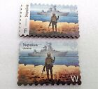 2022 Ukraine War Russian Warship Go F..K Yourself 1F+ 1W Post Timbres - Aimants