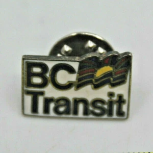 BC Transit British Columbia Canada Collectible Pin Pinback Old Logo 2000-2009 - Picture 1 of 11
