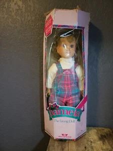 Vintage 1986 Worlds Of Wonder Pamela Puppe The Living Voice mit Band im Zoo - Bild 1 von 15