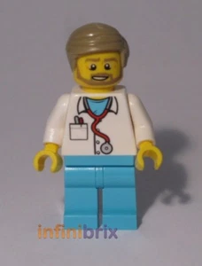Lego Doctor Minifigure from set 60204 City Hospital NEW cty898 - Picture 1 of 1