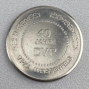 Medaille "40 Jahre DVP der VPKA Weissenfels" Volkspolizei -Kreisamt, DDR - Picture 1 of 4