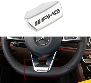 AMG steering wheel emblem decal sticker badge decoration logo fits AMG D - Picture 1 of 8