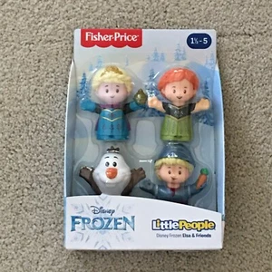 Fisher-Price Little People Disney Frozen Anna and Elsa & Friends, 4 Figure Set - Picture 1 of 3
