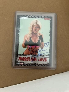 2011 Tristar TNA Impact Wrestling Autograph Angelina Love - Picture 1 of 2