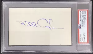 Billy Cunningham Signed Index Card Basketball Philly 76ers HOF Auto PSA/DNA 2 - Picture 1 of 3