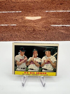 1961 Topps # 119 Kansas City Athletics BIG ARMOR  HANK BAUER - Image 1 of 2