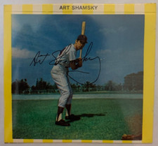 1968 Kahn's Wieners ART SHAMSKY - NEW YORK METS - SUPER RARE VG-VGEX