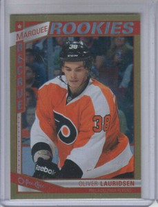 13/14 OPC Philadelphia Flyers Oliver Lauridsen Marquee Rookies Rainbow RC #521