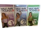 Walk Away the Pounds for Express By Leslie Sansone Set Of 3 VHS Tapes- 1,2,3
