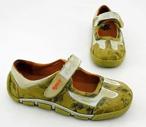 Bailarinas Eject pinza velcro cuero auténtico verde estampado talla 37 - Imagen 1 de 9