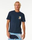 RipCurl Kurzärmeliges Surf Revival Line Up T-Shirt - NEU - M
