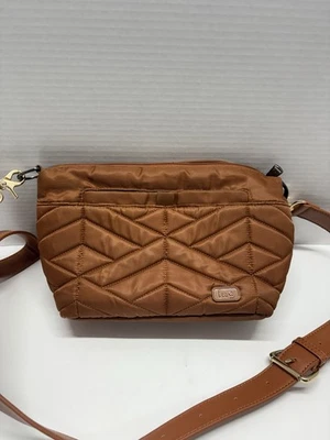 Bolso Bandolera Lug Flare Cobre Marrón Forro Floral Foto 1 de 4