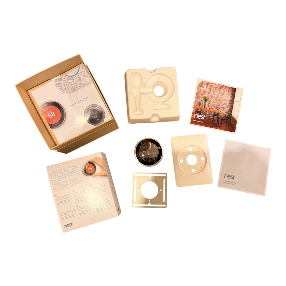 Termostato Programable Nest 1ª Generación Learning Silver Foto 1 de 1