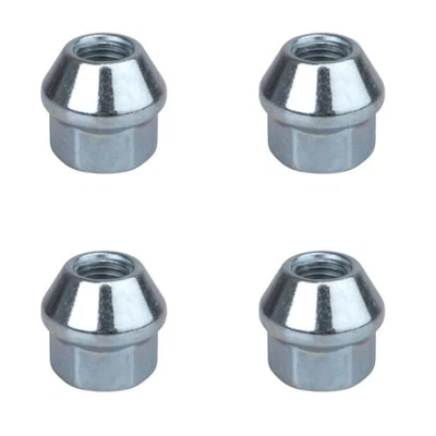 (4 Pack) Tusk Factory Style Tapered Chrome Lug Nut for Yamaha Kodiak 700 4x4 EPS - Image 1 of 4