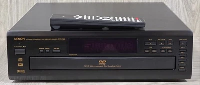 Denon DVM-1800 5 Disc DVD/CD Changer PCM Audio w/Remote - TESTED - - Image 1 of 4