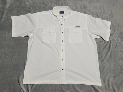 Bimini Bay Outfitters Men’s 3XL White Shory Sleeve Nylon Fishing Shirt - Image 1 of 4