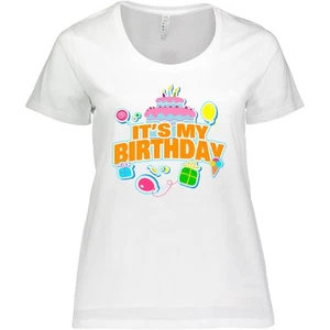 Inktastic It's My Birthday Women's Plus Size T-Shirt Bday Clothing Apparel Tees - Picture 1 of 4