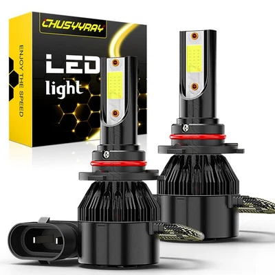 Kit de bombilla LED CSP alta/baja 9005 6000K blanca para Chrysler 300 2016-2019 Foto 1 de 4