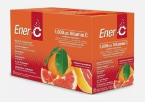 Ener-C 1000mg Vitamin C Tangerine & Grapefruit 30 Sachets BBE 31/10/2026 - Picture 1 of 1