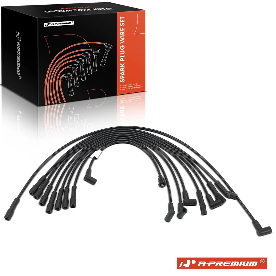 Juegos de cables de bujías A-Premium 9x para International Harvester Scout II 71-80 Foto 1 de 4