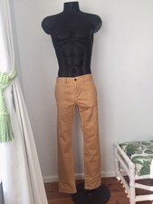 Oakley Mens Light Brown Casual Denim Pants ( Jeans )  Size 34 Straight Leg