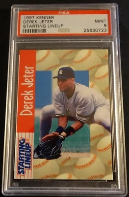 1997 DEREK JETER KENNER STARTING LINEUP PSA 9 YANKEES POP 3 (886) - Image 1 of 2
