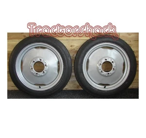 Ferguson TED20 Tractor pair of Front Wheels Tyres & Tubes **BRAND NEW** - Picture 1 of 1