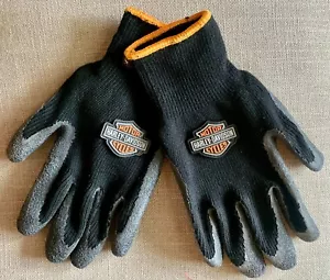 Guantes de punto HARLEY-DAVIDSON de goma sumergidos para adultos talla M - negros - Imagen 1 de 3