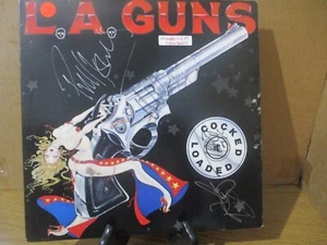 LA GUNS signed/autographed vinyl record album STEVE RILEY (RIP) TRACII GUNS + 2 - Picture 1 of 8