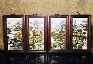 Paintings made from unique ceramics, natural wooden frames for decoration - Picture 1 of 10