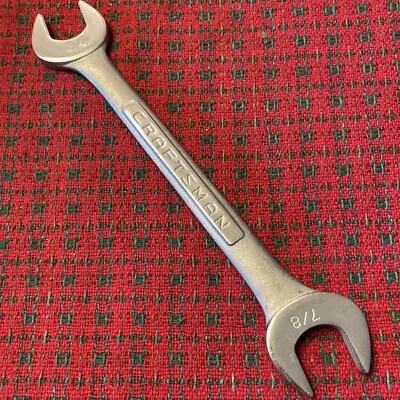 Vintage Craftsman 7/8" x  3/4"  Open End Wrench -V- 44584 USA NOS - Image 1 of 4