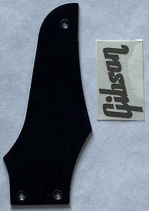 Pickguard For Gibson Firebird Non-Reverse"Logo"Truss Rod Cover 1 Ply Black - Picture 1 of 7