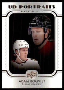 2019-20 Upper Deck UD Portraits Adam Boqvist #P73 - Picture 1 of 2